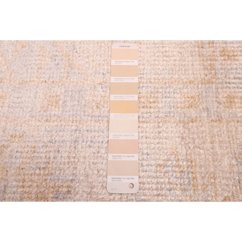 Tapis ivoire Kavya Oushak 8 pi 2 po x 10 pi 2 po