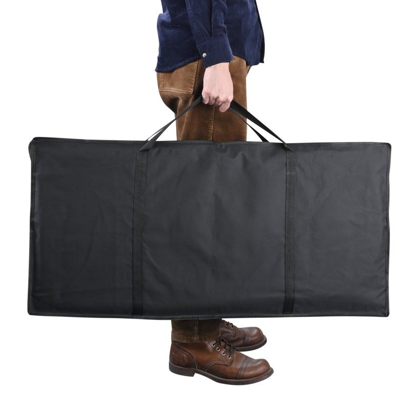 Organisateur de maquillage professionnel pliable portatif, Noir