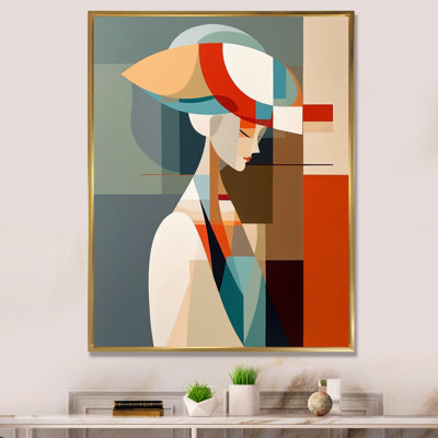 Femme, art déco IV, impression sur toile