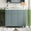 Meuble-lavabo simple 36 po avec plateau en résine Dietram