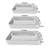 LoochMee Non-Stick Stainless Steel 3 Piece Baking Sheet Set