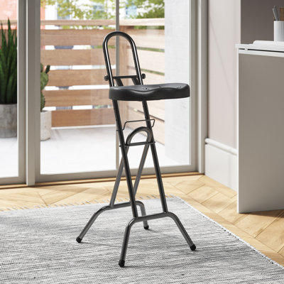 Adjustable Height Lab Stool with Removable Casters/Wheels