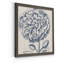 Indigo floral sur lin III - Toile encadrée de qualité supérieure - Toile encadrée de qualité supérieure - reproduction de cadre photo-2080313911-2080313904-2143341346