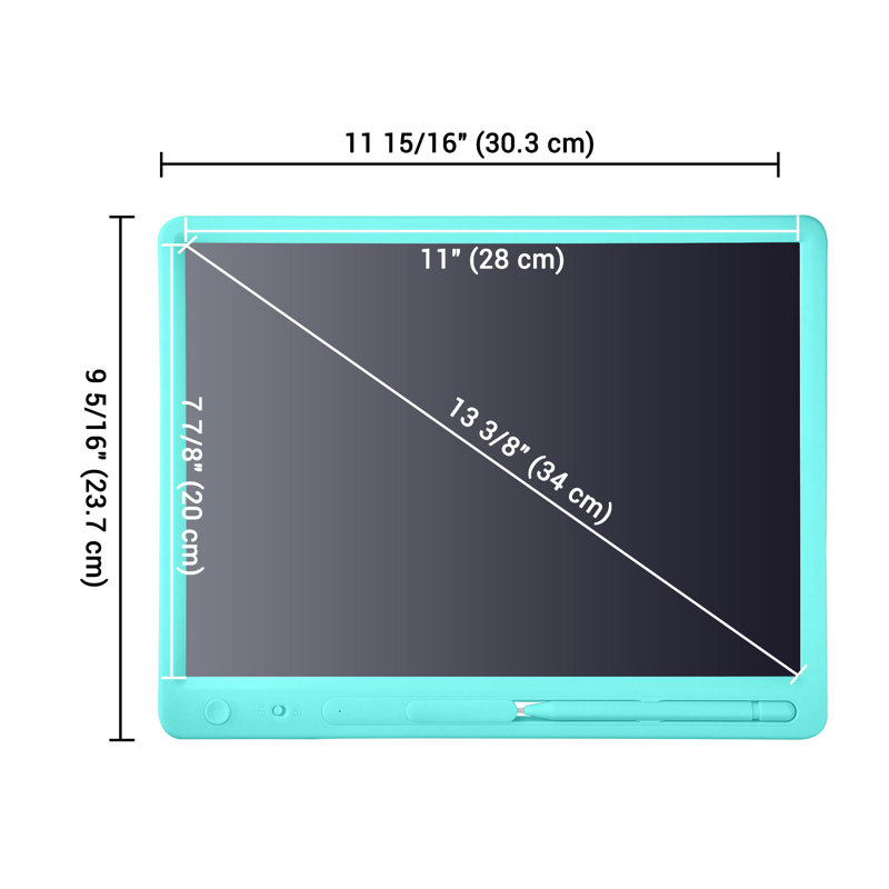 Lap Board Vinyl Mini - Up To 2' Interactive Whiteboard, Blue