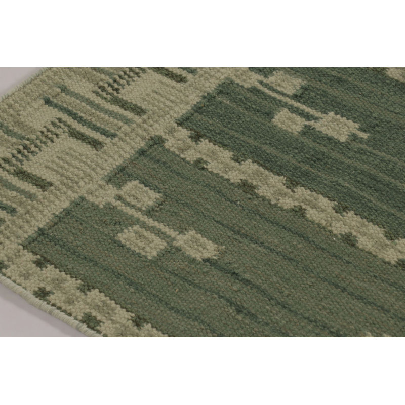 Scandinavin Wool Geometric Area Rug, Rectangle 8' x 10'