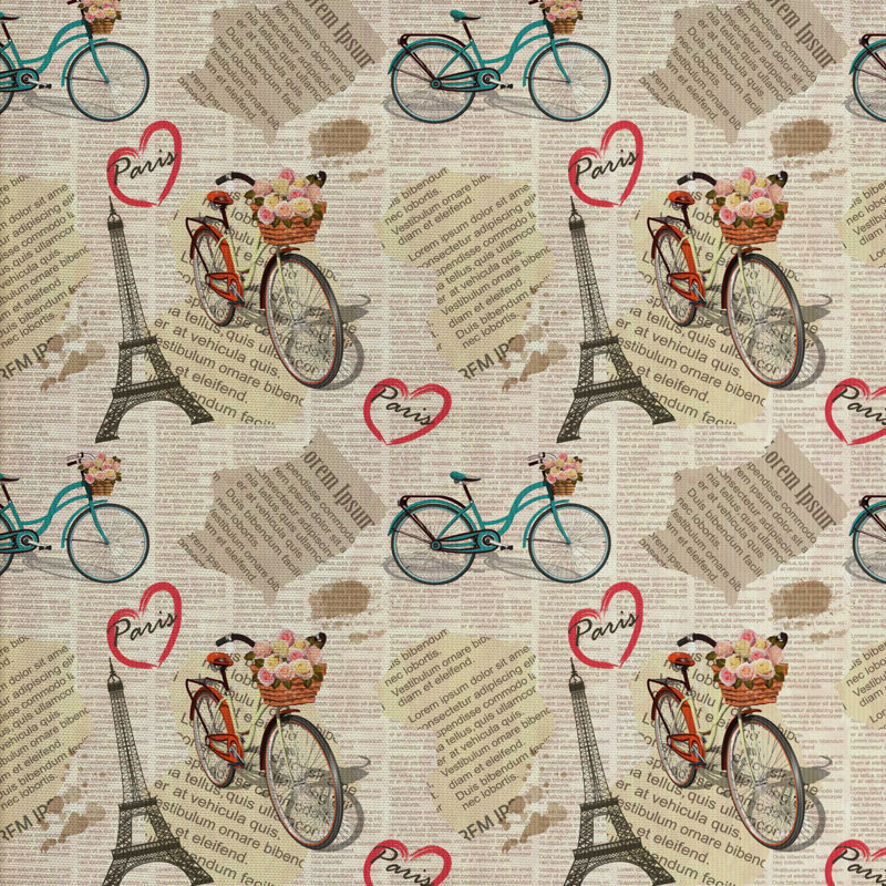 Tissu romantique, l 58 po x L 72 po