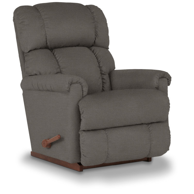 Pinnacle Manual Recliner, Rocker Recliner, i-Rene Mushroom Performance Chenille