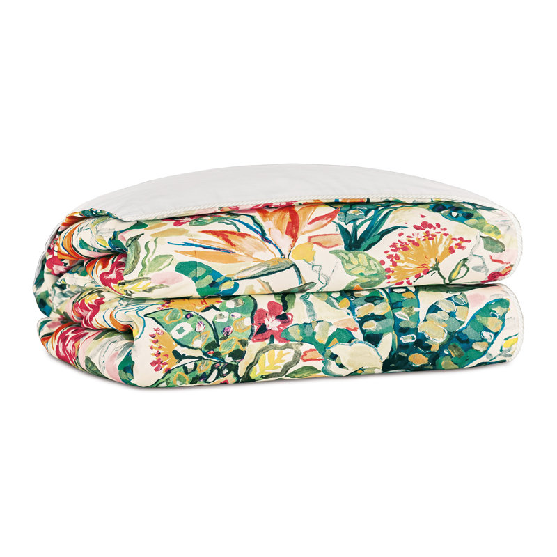 Varenna Botanical Button-Tufted Comforter, King Comforter