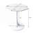 Modern Octagonal Coffee Table with  Printed Table Top,Metal Base-1018369975