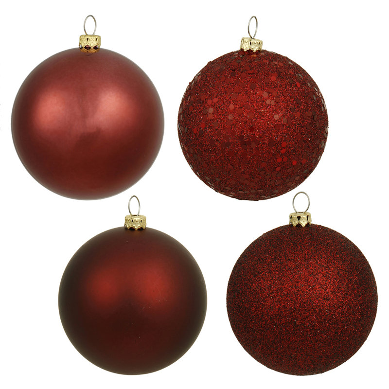 Ornement boule Vickerman, Vert, 6", 4