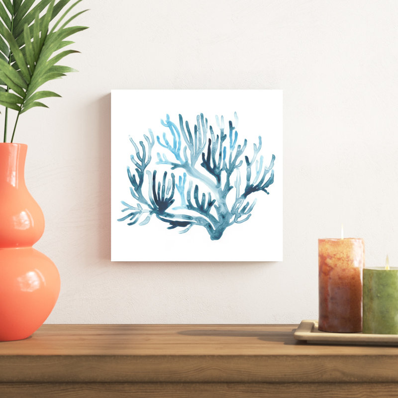 " Azure Seafan III ", 12" H x 12" W x 1.25" D