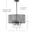 Lustre tambour Colletti-72879320