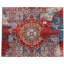 High-Quality Hand-Knotted Red And Blue Area Rug