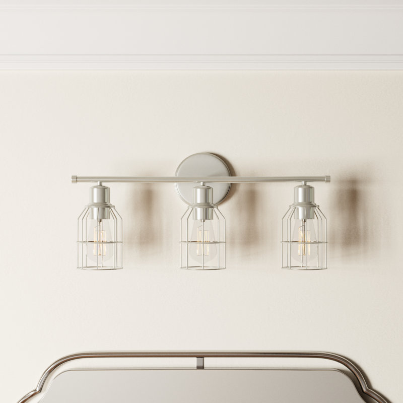 Romeo 3 - Light Dimmable Vanity Light, Brushed Nickel