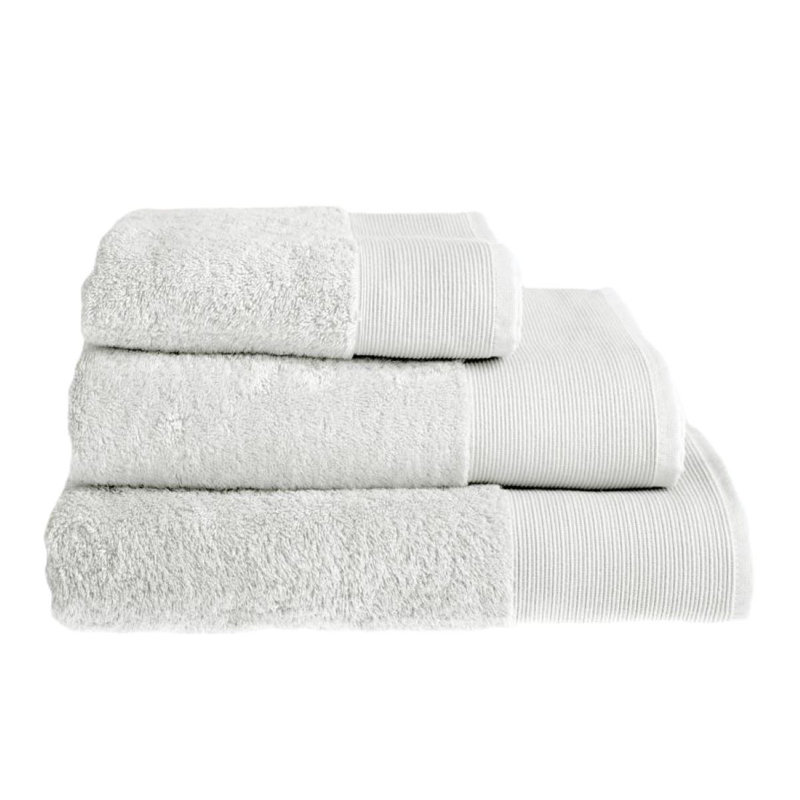 Sustainable Bamboo Bath Towel Single, White