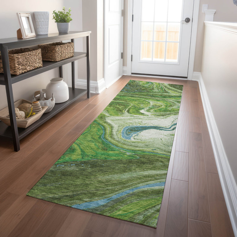  Machine Washable Indoor/Outdoor Chayden ACN1061 Rug, Runner 2'3" x 7'6"
