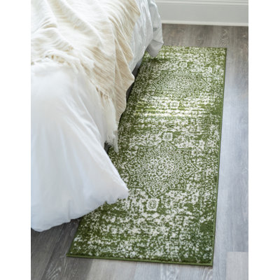 Giverny Green/White Rug