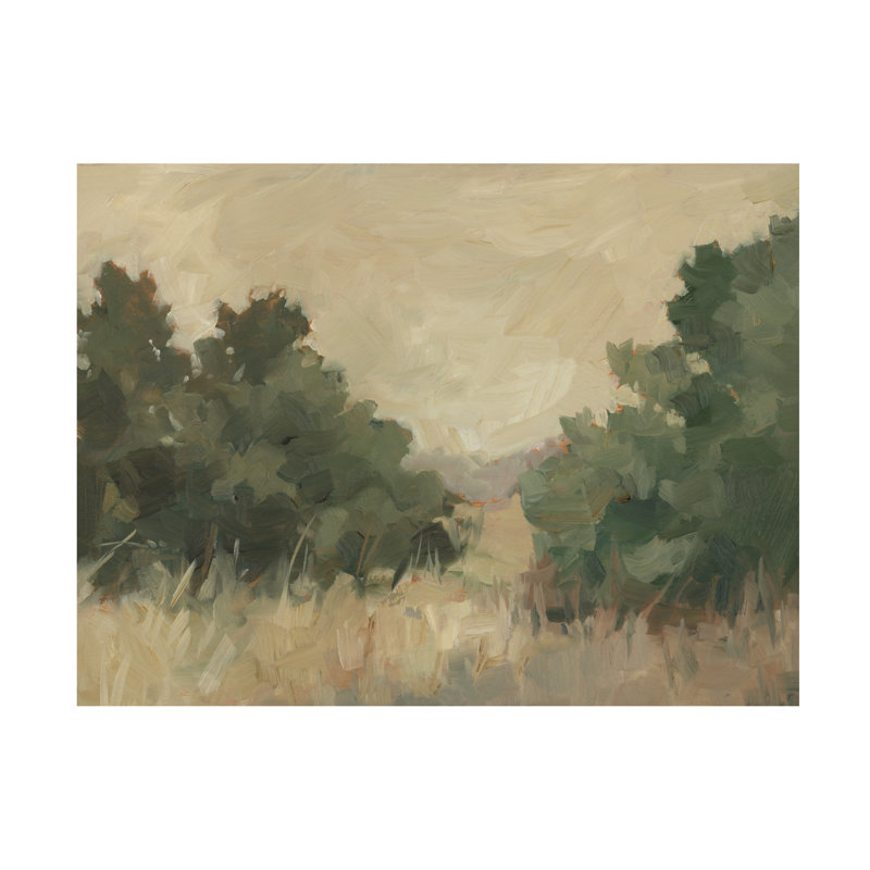 Art mural sur toile tendue - «Hillside Harvest II» par Ethan Harper pour décoration de salon, de chambre à coucher ou de bureau - 35 x 47