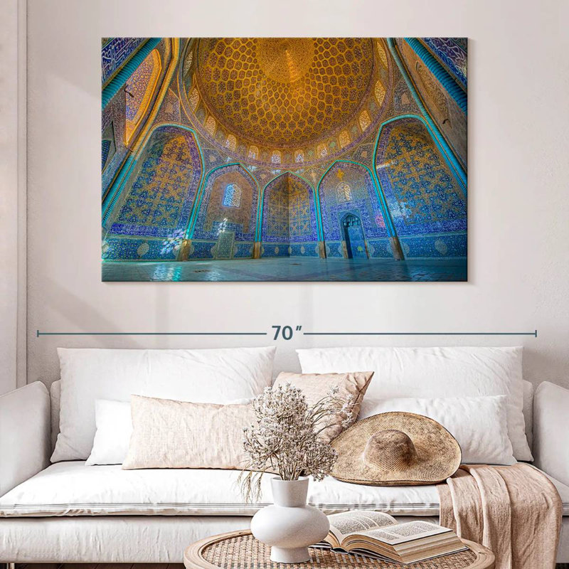 Adella Inside Sheikh Lotfollah Mosque, 34" H x 51" W