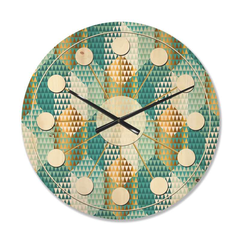 Horloge murale Hexagon, Moyen