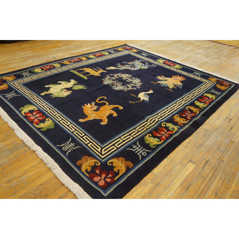 Antique Chinese - Tibetan Knotted Rug