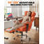 COMHOMA Adjustable Faux Leather Swiveling PC & Racing Game Chair-126344829
