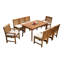 Devon Outdoor 9 - Piece Teak Dining Set