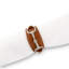 Bit Vegan Leather Metal Napkin Ring