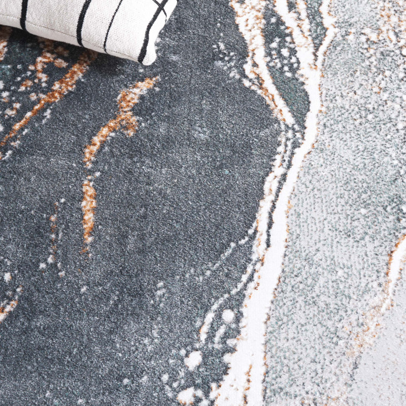 Elantra Performance Abstract Rug, Rectangle 7'9" x 9'6"