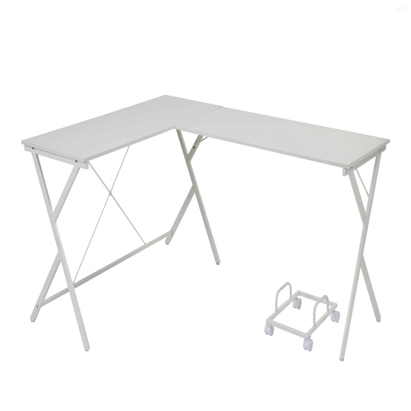 Dazenus White Finish Computer Desk, White