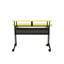 Bureau de studio de musique à finition jaune et noir suitor (sans la chaise de bureau)