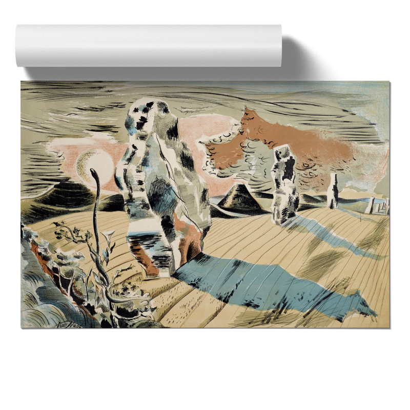 Avebury by Paul Nash - Frameless Print, 30cm H x 42cm W x 0.1cm D