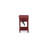 Denison Night Stand - Rectangle Modern End Table with a Drawer for Bedroom, Burgundy-507157532