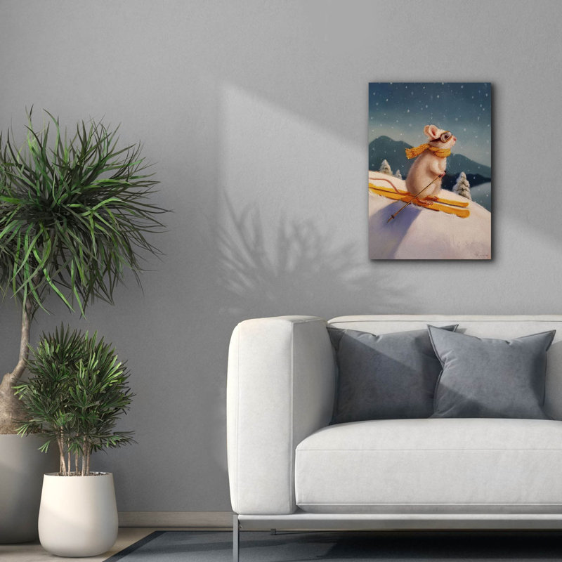  «Free Rider» par Lucia Heffernan, art mural sur toile, 18 po x 26 po