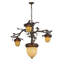 Lustre classique / traditionnel 4 branches Acorn
