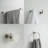 Stainless Steel Wall-Mounted 5-piece bathroom hardware set-112581022