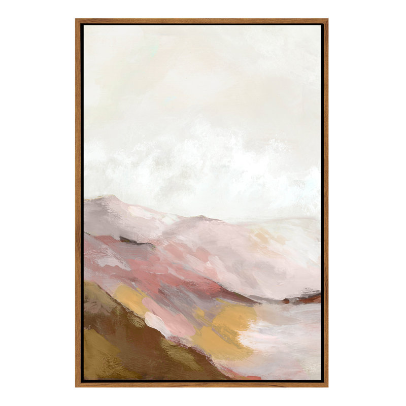 Warm Landscape II, 49.5" H x 33.5" W, Driftwood Framed