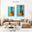 Guitare Abarca dans la chambre bleue-108546150