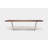 Gax Walnut Solid Wood Top Metal Base Dining Table-21648548-21648541