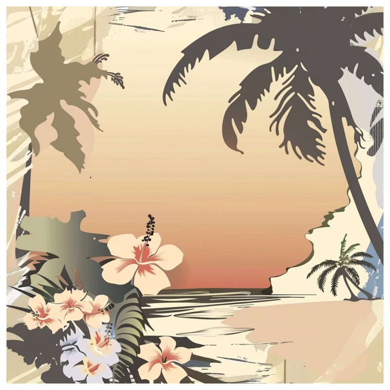 Coussin Tropical, 18 po x 18 po