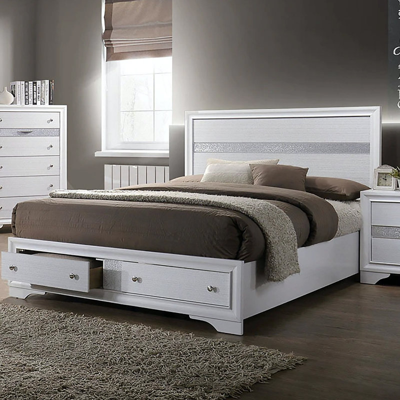 Ensemble de chambre avec grand lit 4 pièces Alfreda Ducan Chrissy