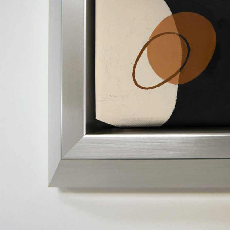 Circular Abstract Black par Patricia Pinto - Impression sur toile