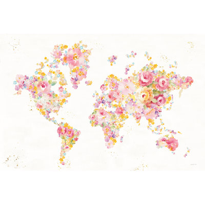 Midsummer World - No Border by Danhui Nai - Wrapped Canvas Painting