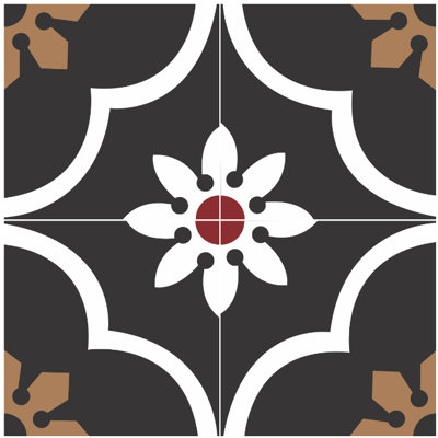 Carreau de céramique Lotus 8 po x 8 po par Imagine Tile, Inc.