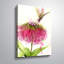 «Dragonfly and Zinnia», reproduction sur toile-34000478-34143266