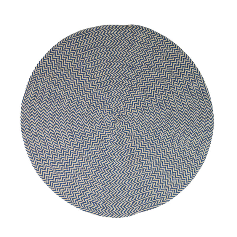 Schwanda Woven Chevron Rugs, Rond 16 po