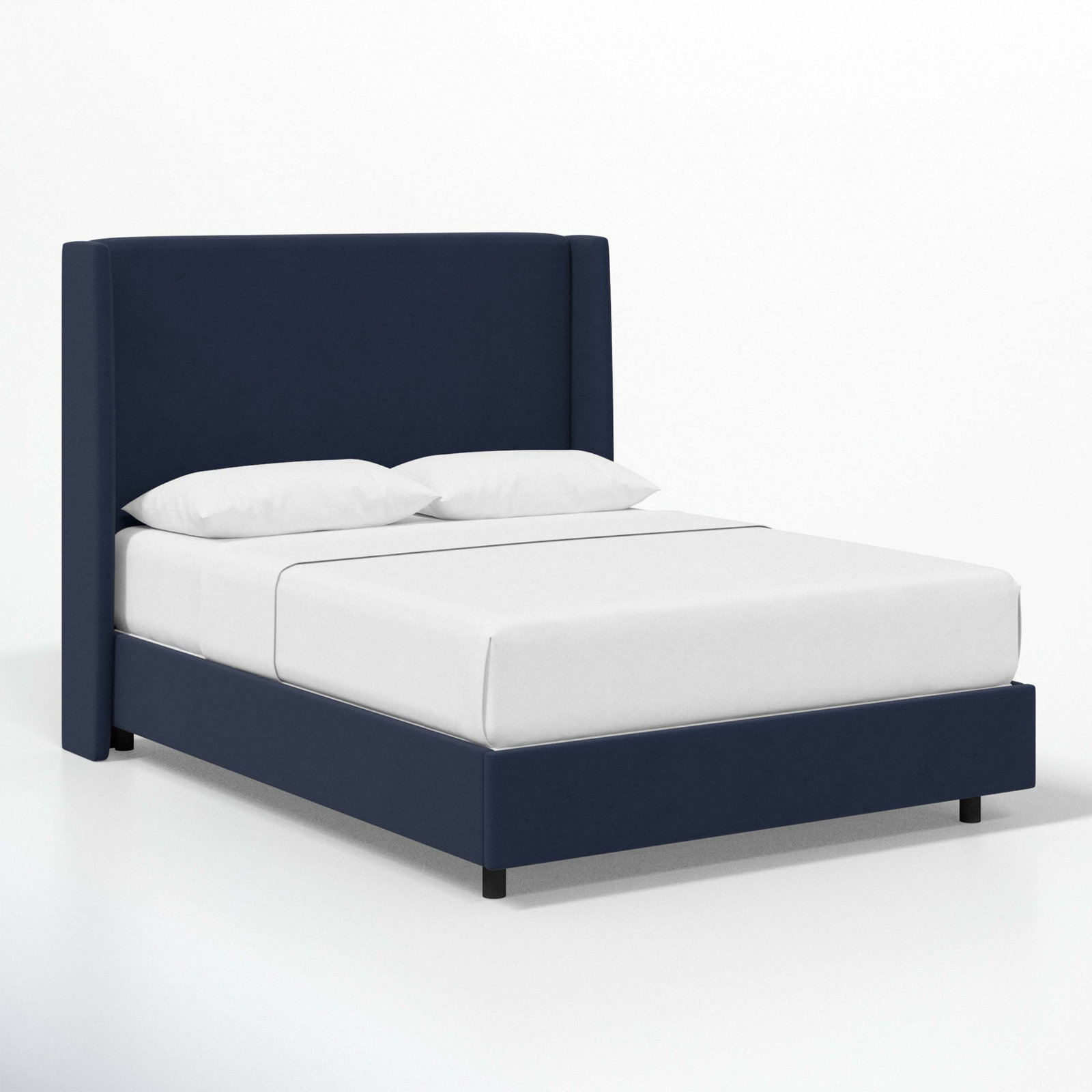 Tilly Upholstered Bed, Twin, Classic Ink Performance Velvet