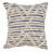 Textured Stripe Cotton Throw Pillow