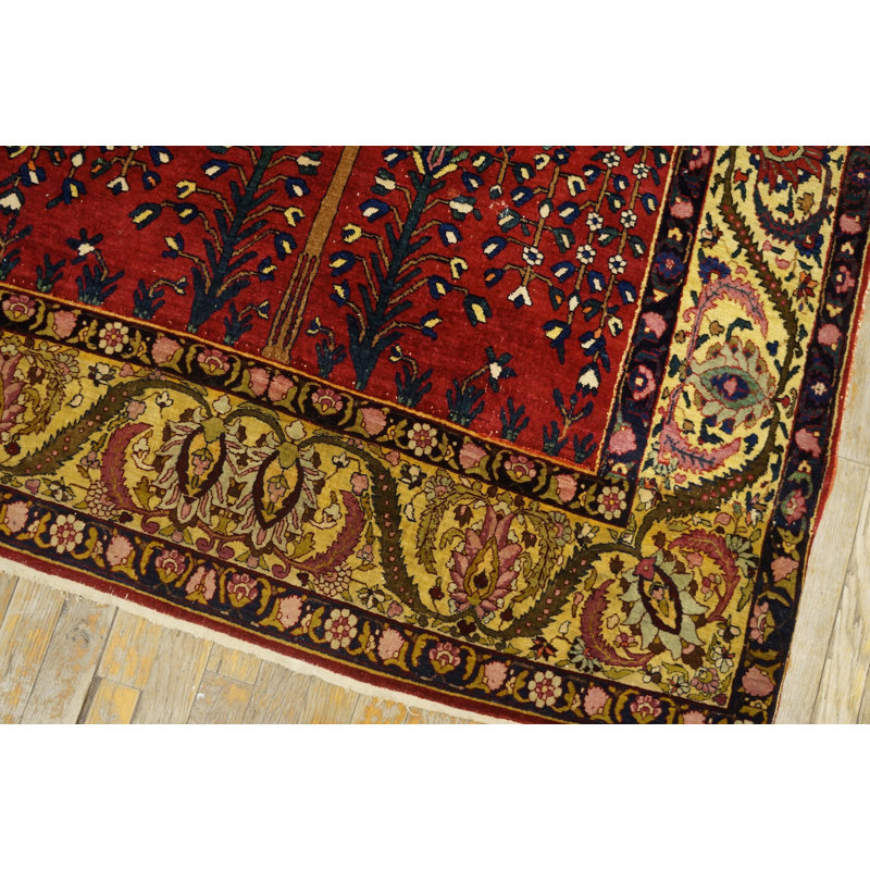Hand Knotted Wool Geometric Area Rug