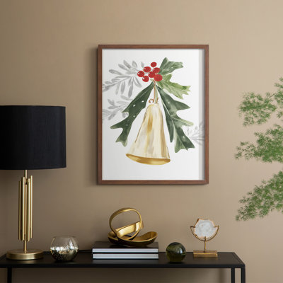 «Christmas Holiday», reproduction d'art encadrée CMXIX - bois massif